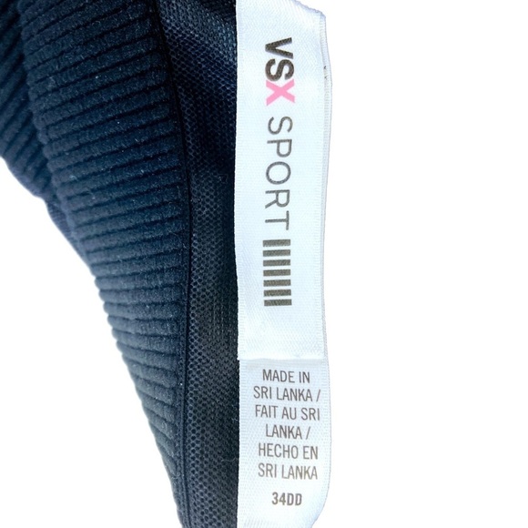 🖤 VICTORIA’S SECRET || VSX Sport Front-Zip Graphic Print Sports Bra- - Picture 2 of 8